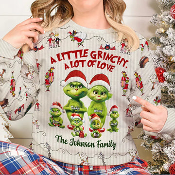 Personalized Family Christmas Ugly Sweater – Custom Holiday Gift.
