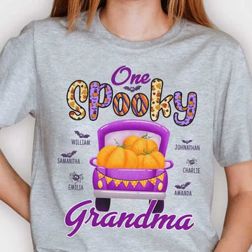 One Spooky For Halloween - Personalized Unisex T-Shirt Printing Joy
