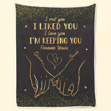 Better Together: Celebrating Our Unbreakable Bond - Personalized Couple Blanket for Husband & Wife, Anniversary Gift.