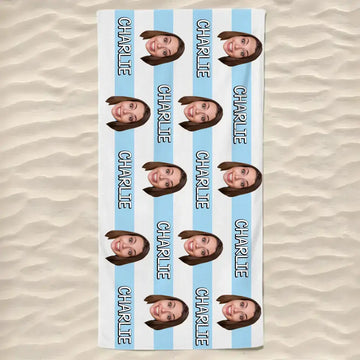 Custom Photo Summer Days And Pet Cuddles - Dog & Cat Personalized Custom Beach Towel - Summer Vacation Gift, Birthday Pool Party Gift For Pet Owners, Pet Lovers - Printingjoy