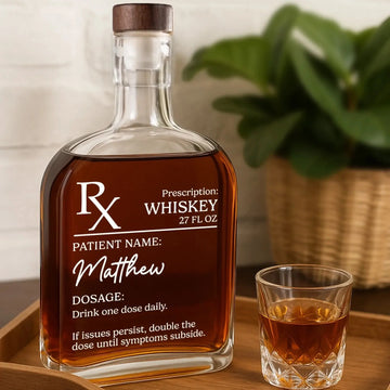 Refill As Often As Happiness Requires - Coworker Personalized Custom Whiskey Bottle - Gift For Coworkers, Work Friends, Colleagues, Family Members Printing Joy