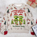 Personalized Family Christmas Ugly Sweater – Custom Holiday Gift - Printingjoy