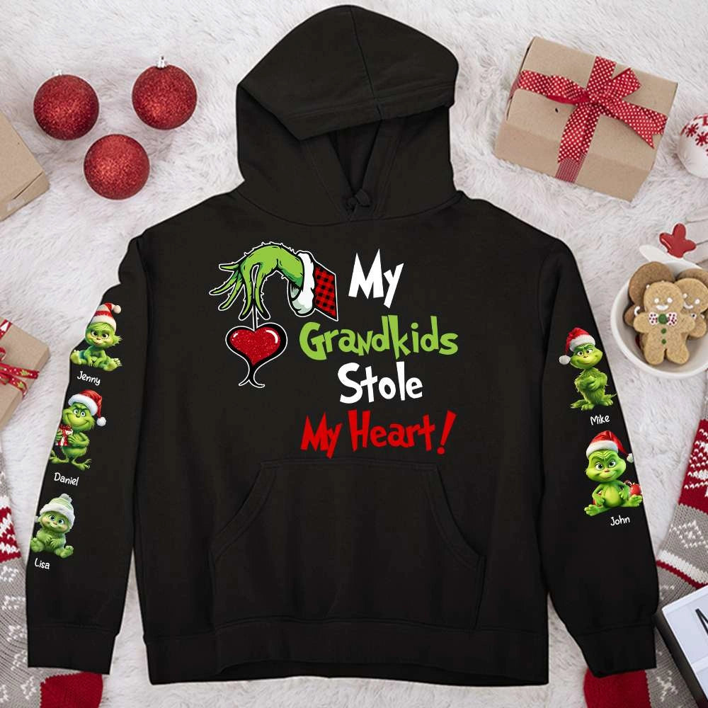 Personalized 'My Kids Stole My Heart' T-Shirt – Custom Gift for Parents. - Printingjoy