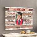 Custom Graduation Canvas Print - Personalized Graduation Gift, Academic Achievement Decor - Printingjoy