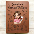 My Cooktail Book - Personalized Leather Journal - Printingjoy