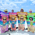 Best Friends Summer Beach Towel Personalized Gift - Printingjoy