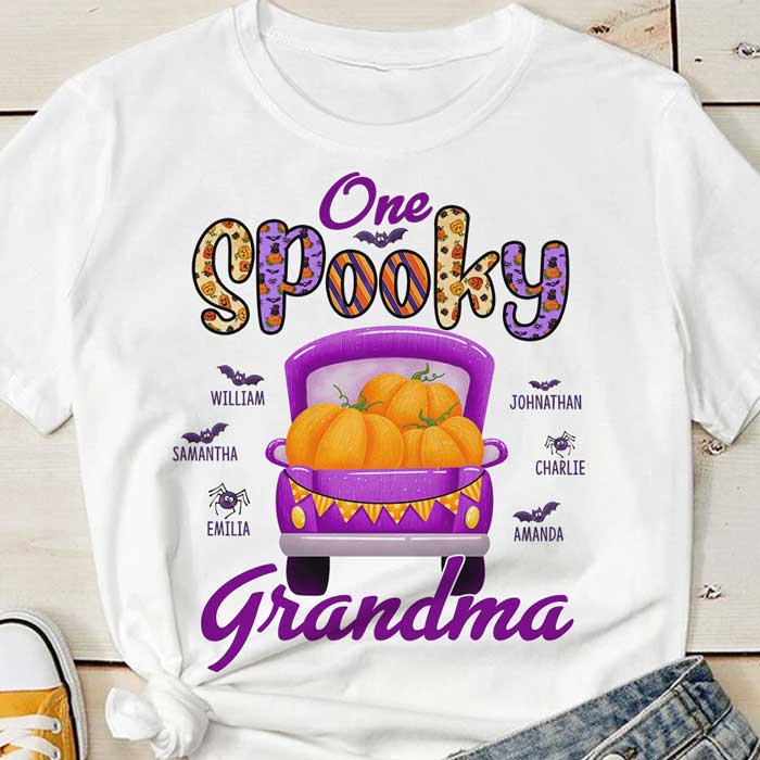 One Spooky For Halloween - Personalized Unisex T-Shirt