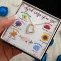 God Says I Am Flower - Personalized Cross Dancing Necklace - Best Gift For Daughter/Granddaughter - Printingjoy