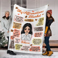 Personalized Blanket For Daughter, Granddaughter - My Affirmations - Meaningful Birthday Gifts - Printingjoy