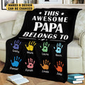 Don't Mess With Mamasaurus - Personalized Blanket For Mom - Printingjoy