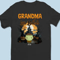 Personalized Halloween T-Shirt for Grandma - Custom Spooky Family Gift - Printingjoy