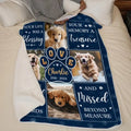 Personalized Pet Memorial Blanket with Photo – “Thanks For Everything, I Had a Great Time” Custom Sympathy Gift Printbelle