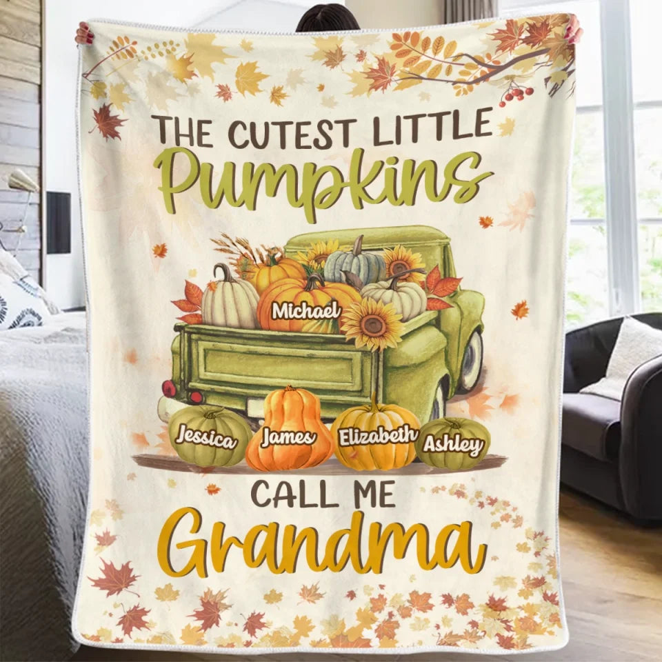 Sweater Weather Is Better Together - Family Personalized Custom Blanket - Gift For Mom, Grandma