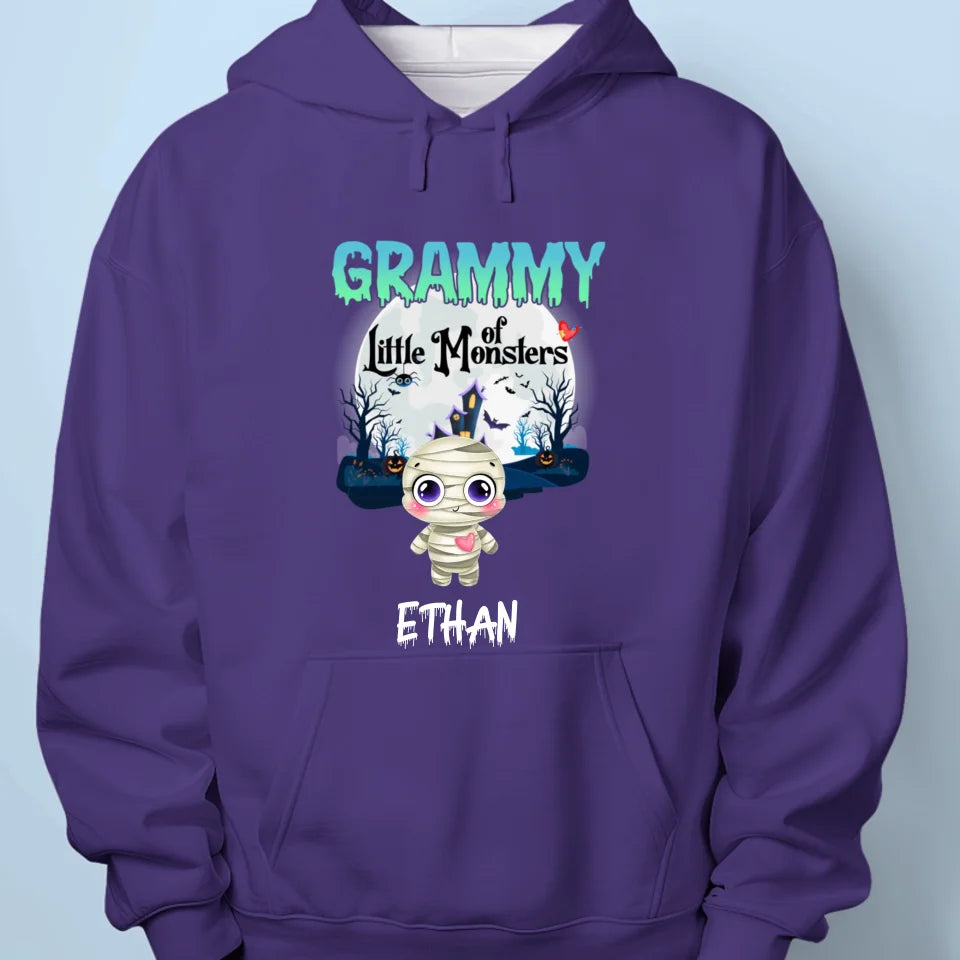 Personalized 'Grandma of Little Monsters' Cute Halloween T-Shirt , Sweatshirt , Hoodie - Printingjoy