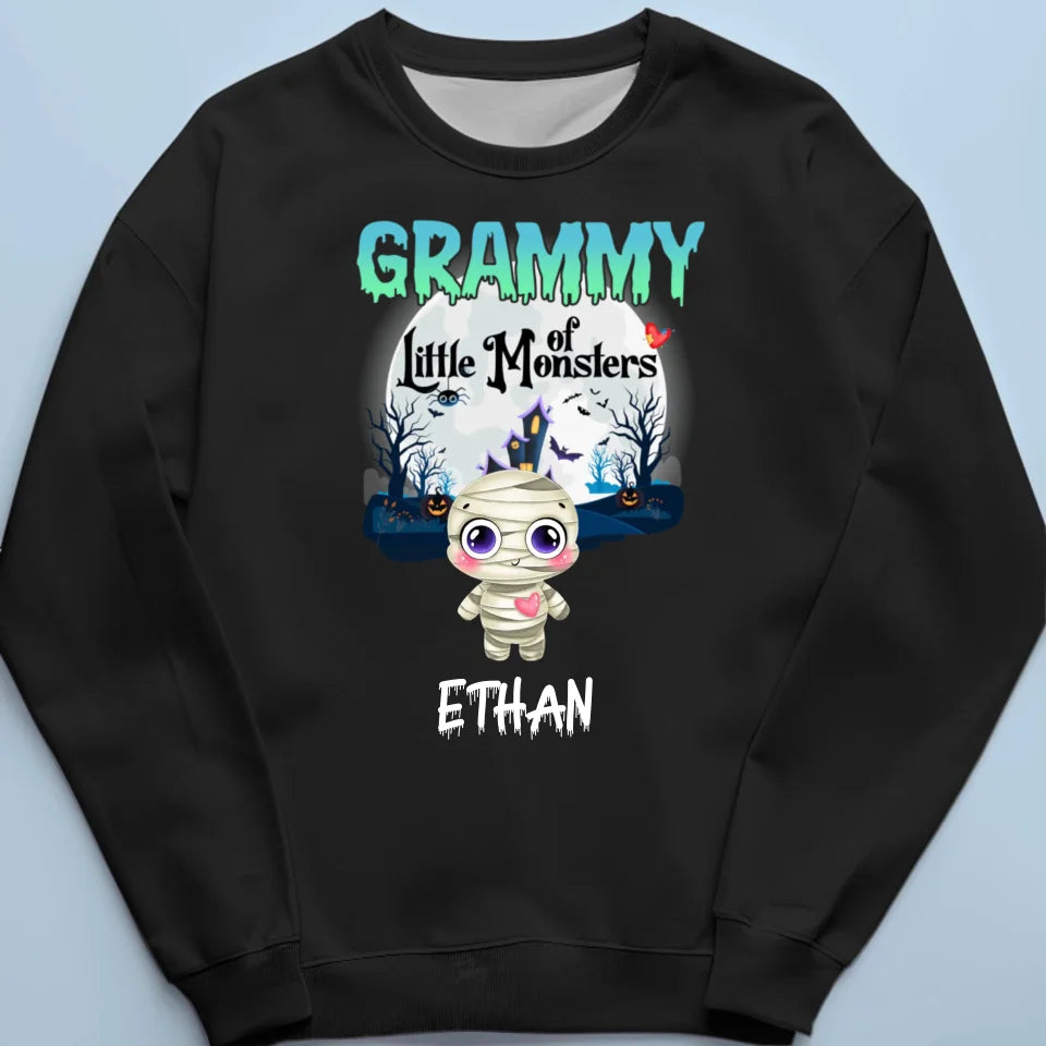 Personalized 'Grandma of Little Monsters' Cute Halloween T-Shirt , Sweatshirt , Hoodie - Printingjoy