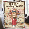 Custom Blanket - Personalized Bookish Gifts For Book Lovers, Bookworms, Readers - The Warmth Of A Blanket Enhances Every Story Printing Joy