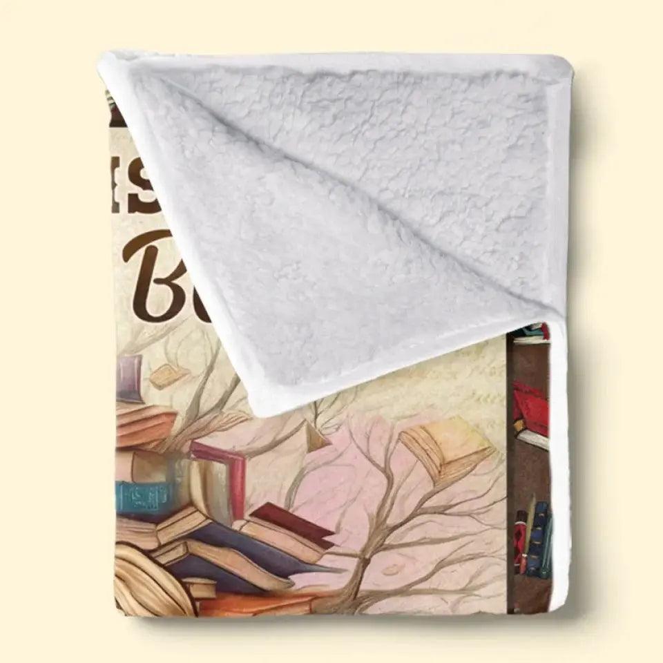 Custom Blanket - Personalized Bookish Gifts For Book Lovers, Bookworms, Readers - The Warmth Of A Blanket Enhances Every Story Printing Joy