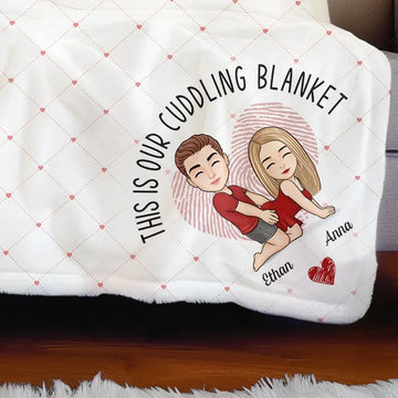 You're My Favorite Thing To Do - Couple Personalized Custom Blanket - Christmas Gift For Husband Wife, Anniversary