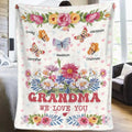 A Cozy Way To Celebrate The Love That Never Fades - Family Personalized Custom Blanket - Mother's Day Gift For Mom, Grandma Printing Joy