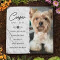 Custom Pet Memorial Stone – Photo Sympathy Gift Printing Joy