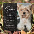 Custom Pet Memorial Stone – Photo Sympathy Gift Printing Joy