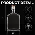 Living The Retired Life - Coworker Personalized Custom Whiskey Bottle - Appreciation, Retirement Gift For Coworkers, Work Friends, Colleagues Printing Joy