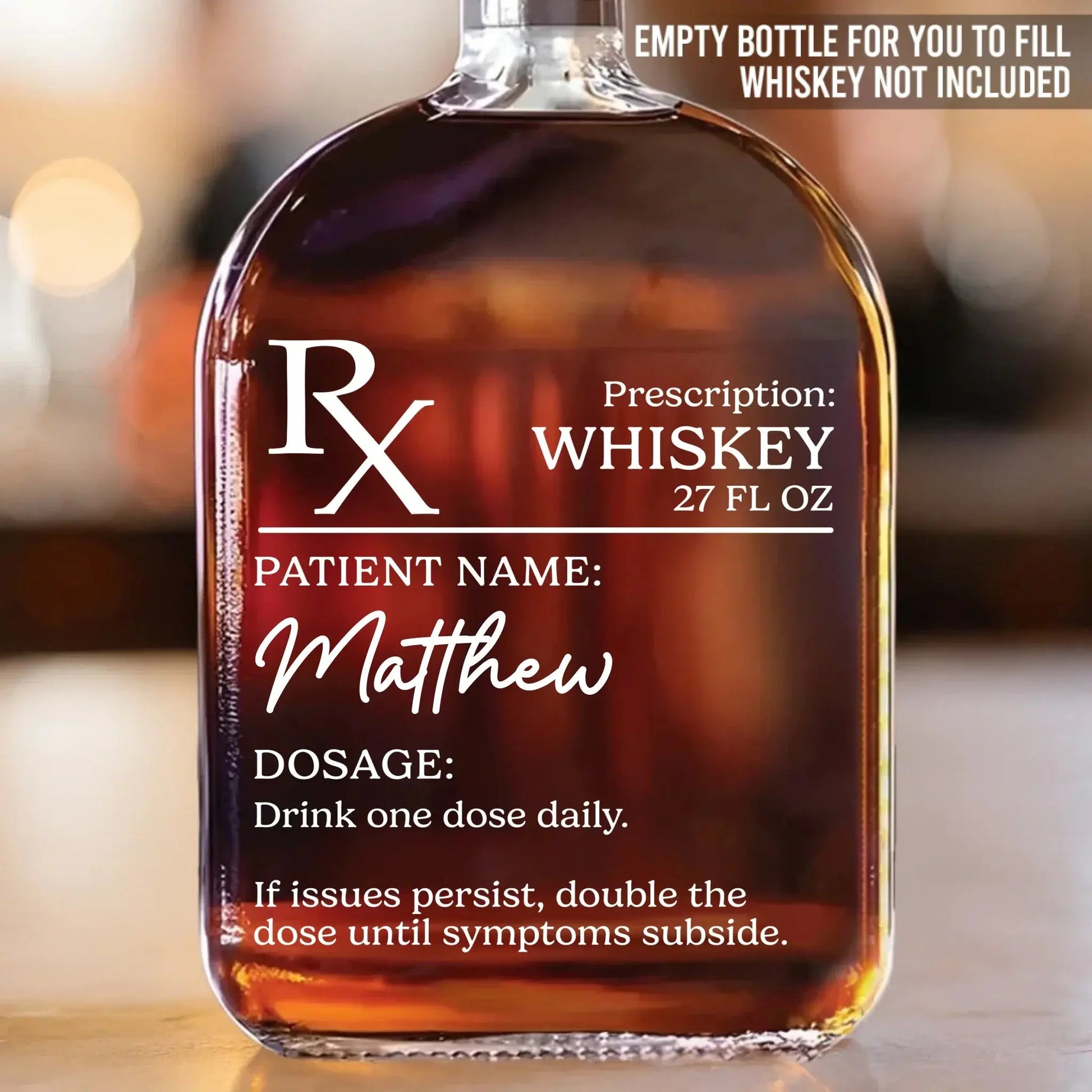 Refill As Often As Happiness Requires - Coworker Personalized Custom Whiskey Bottle - Gift For Coworkers, Work Friends, Colleagues, Family Members Printing Joy
