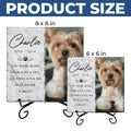 Custom Pet Memorial Stone – Photo Sympathy Gift Printing Joy