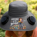Custom Solar Fan Hat – Plant Dreams, Grow Joy – Personalized Gardening Gift for Gardeners Printing Joy