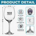 Custom Stemmed Wine Glass - Personalized Best Friend Birthday Gifts For Women, Besties, Sisters, BFF - Witch Vibes Only This Halloween Printing Joy