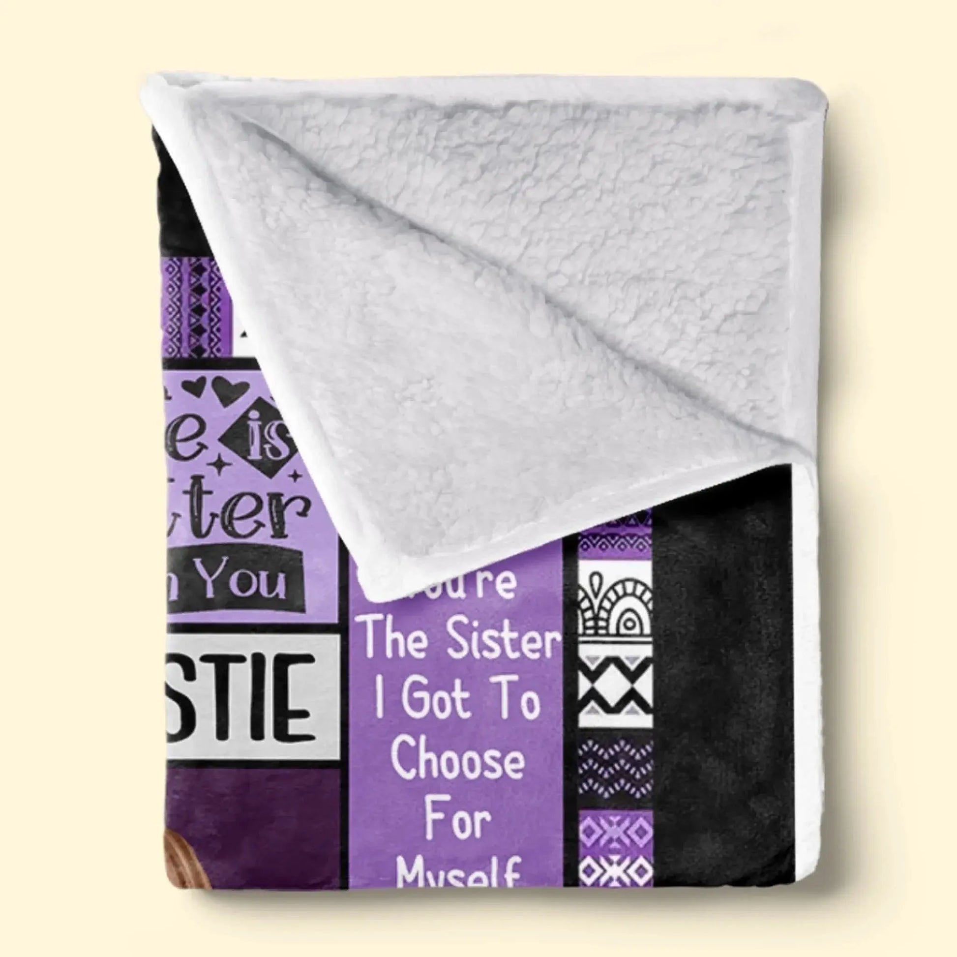 Custom Blanket - Personalized Best Friend Christmas Birthday Gifts For Women, Besties, Sisters, BFF - Always Better With My BFF Printbelle