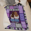 Custom Blanket - Personalized Best Friend Christmas Birthday Gifts For Women, Besties, Sisters, BFF - Always Better With My BFF Printbelle