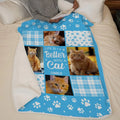 Custom Photo Blanket - Personalized Christmas Memorial Sympathy Gifts For Dogs, Cats - You Were My Favorite Hello And My Hardest Goodbye Printing Joy