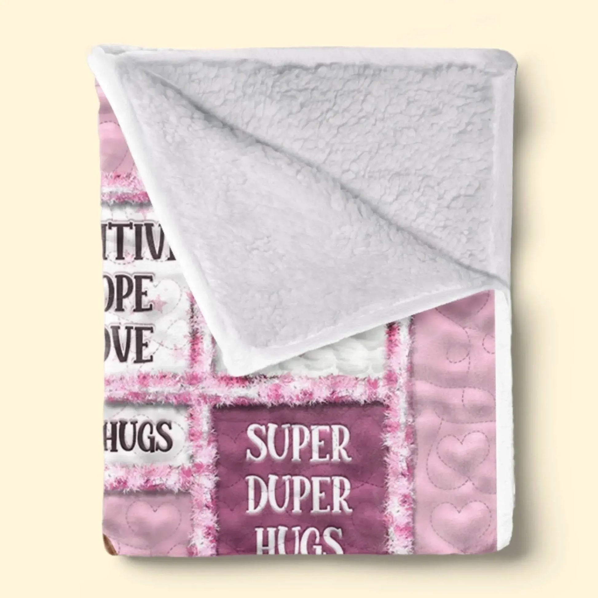 Custom Blanket - Personalized Best Friend Birthday Gifts For Women, Besties, Sisters, BFF - Heart to Heart Besties Printbelle