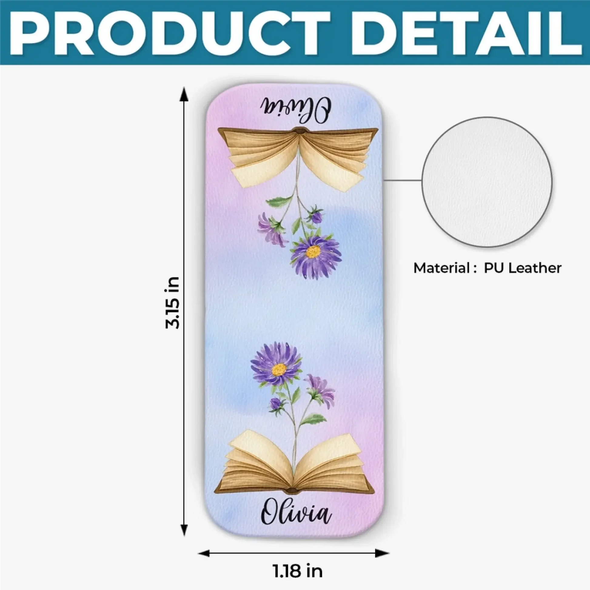 Custom Leather Magnetic Bookmark - Personalized Bookish Gifts For Book Lovers, Bookworms, Readers - Reading Is My Superpower Printing Joy