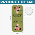 Custom Leather Magnetic Bookmark - Personalized Bookish Gifts For Book Lovers, Bookworms, Readers - One More Page Always Printing Joy