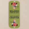 Custom Leather Magnetic Bookmark - Personalized Bookish Gifts For Book Lovers, Bookworms, Readers - One More Page Always Printing Joy