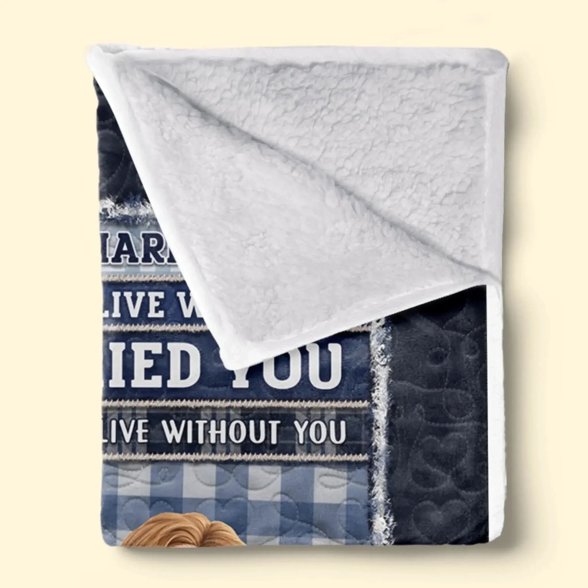 Custom Blanket - Personalized Anniversary Wedding Gifts For Husband And Wife, Him And Her - My Favorite Chapter Is Us Printing Joy