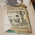 Custom Blanket - Personalized Bookish Gifts For Book Lovers, Bookworms, Readers - Lost In Stories Printing Joy