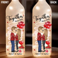 Love Is A Dance We Both Know - Couple Personalized Custom Bottle Lamp - Gift For Husband Wife, Anniversary Printing Joy