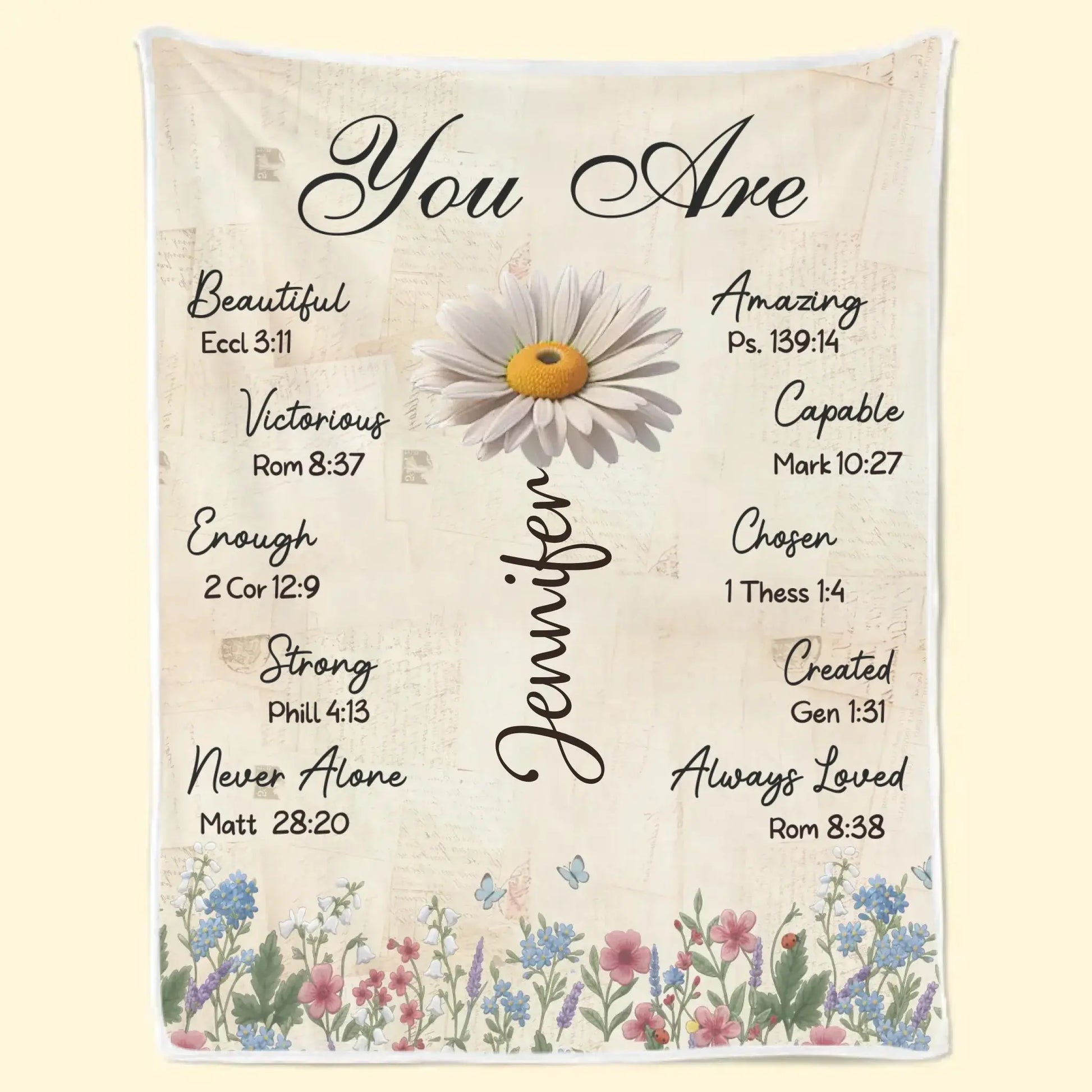 Custom Blanket - Personalized Birthday Gifts For Besties, Sisters, BFF, Family, Yourself - Created With Heart Printing Joy
