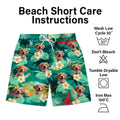 Custom Photo Hawaiian Beach Shorts – Life Is Better With Sandy Paws – Personalized Summer Gift Printing Joy