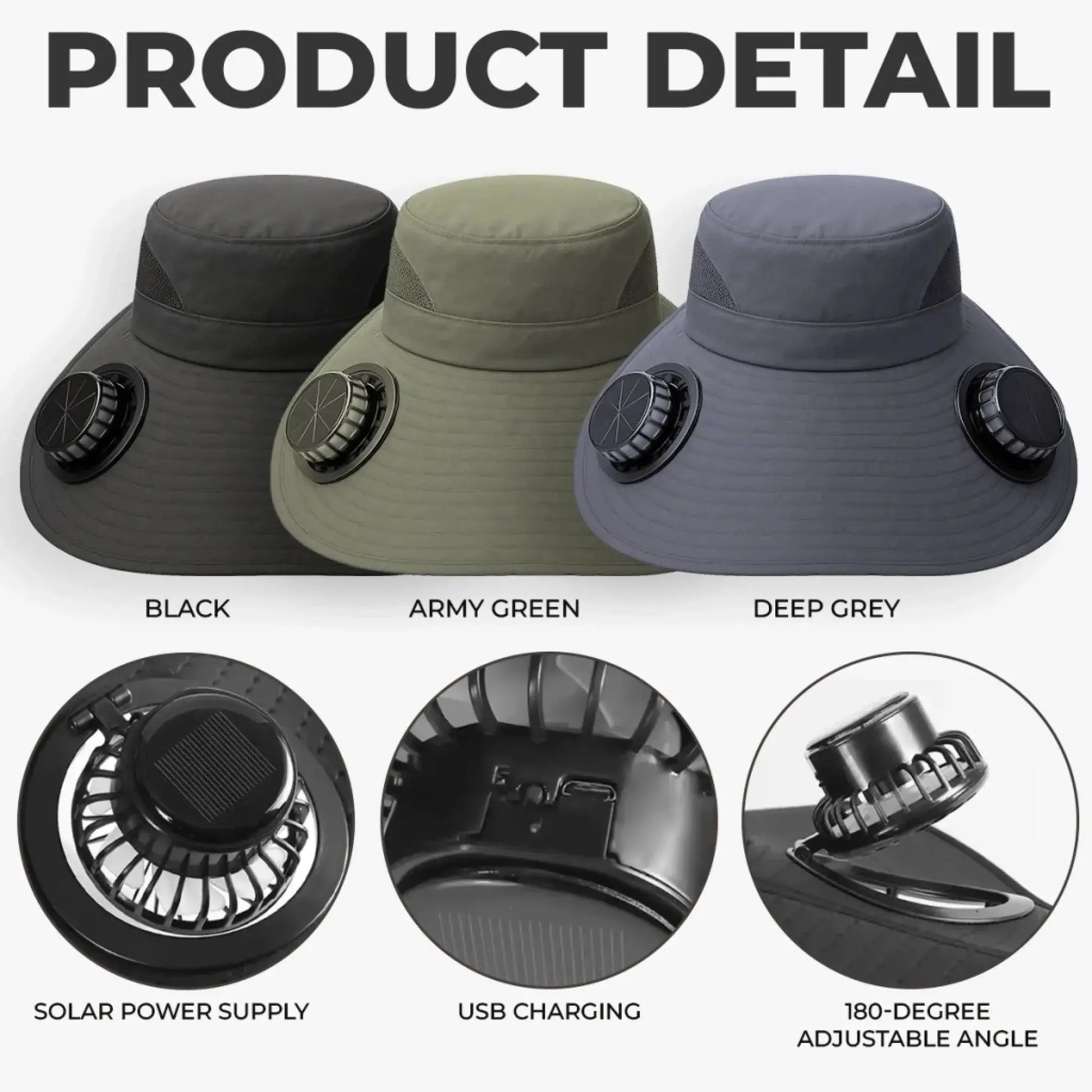 Custom Solar Fan Hat – Cool Shade, Happy Planting – Personalized Gardening Gift Printing Joy