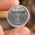 Custom Pocket Hug - Personalized Anniversary Wedding Gifts For Husband And Wife, Him And Her - Wife Life Best Life Printing Joy