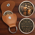 Custom Pocket Hug - Personalized Anniversary Wedding Gifts For Husband And Wife, Him And Her - Holding Onto Forever With You Printing Joy