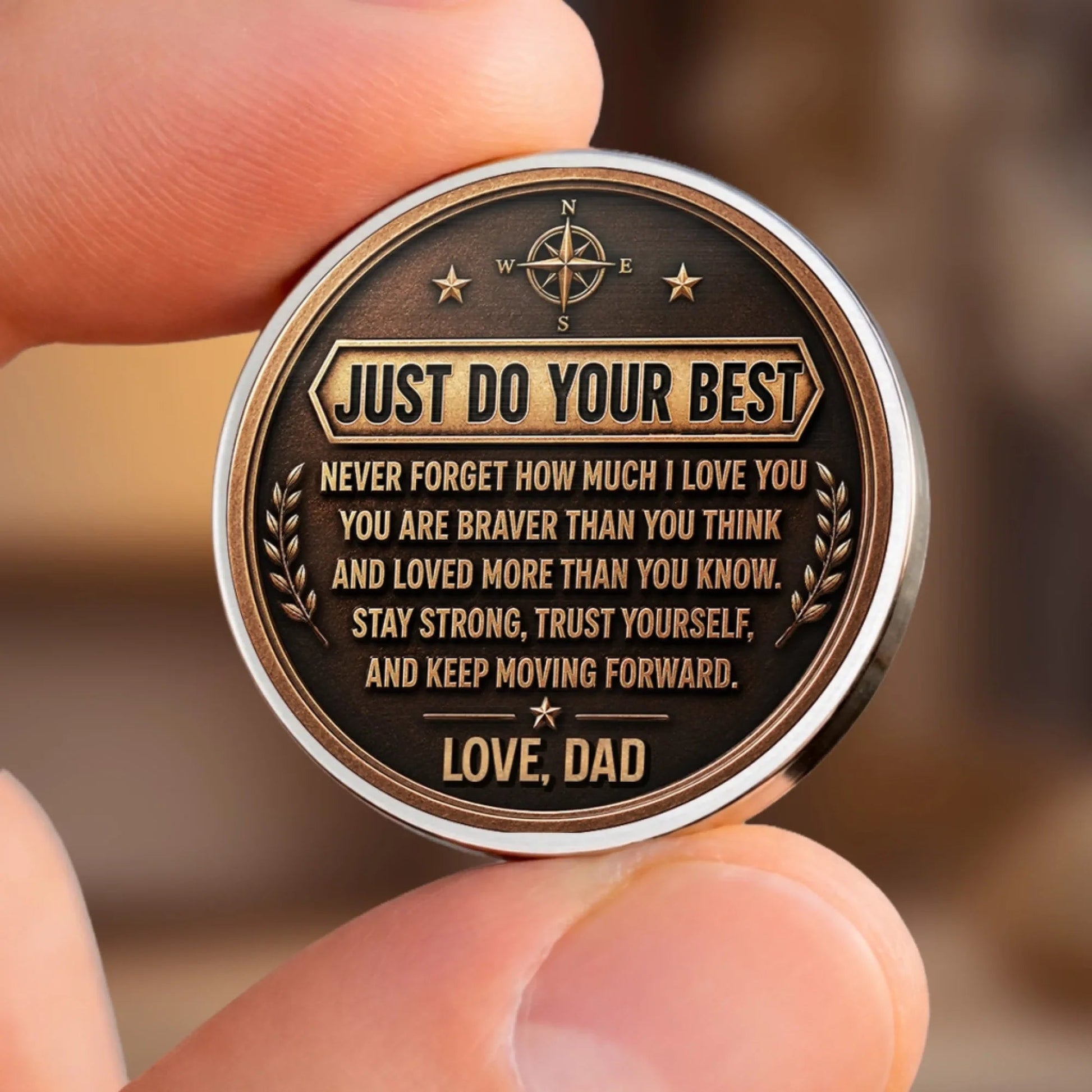 Custom Pocket Hug - Personalized Birthday Gifts For Son - Trust Your Own Journey Printing Joy