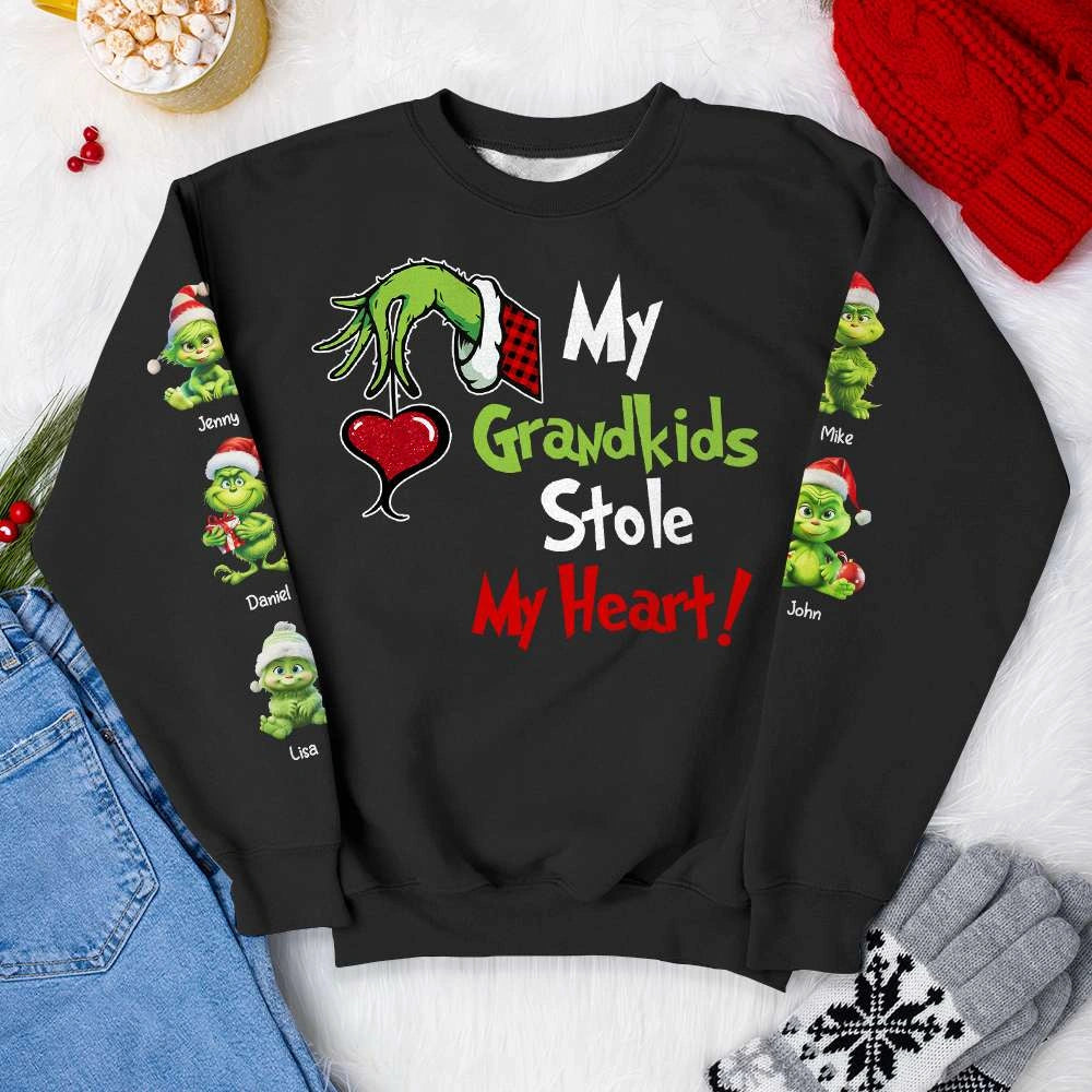 Personalized 'My Kids Stole My Heart' T-Shirt – Custom Gift for Parents. - Printingjoy