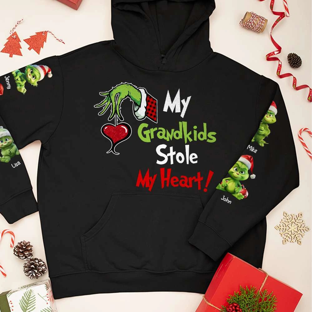 Personalized 'My Kids Stole My Heart' T-Shirt – Custom Gift for Parents. - Printingjoy