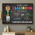 Personalized Classroom Poster - “In This Classroom, It’s Okay To...” Custom Teacher Decor - Printingjoy