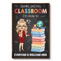 Personalized Teacher Poster - Encourage Growth Mindset & Inclusivity in the Classroom - Printingjoy